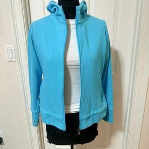 Turquoise Hooded Sweatshirt
